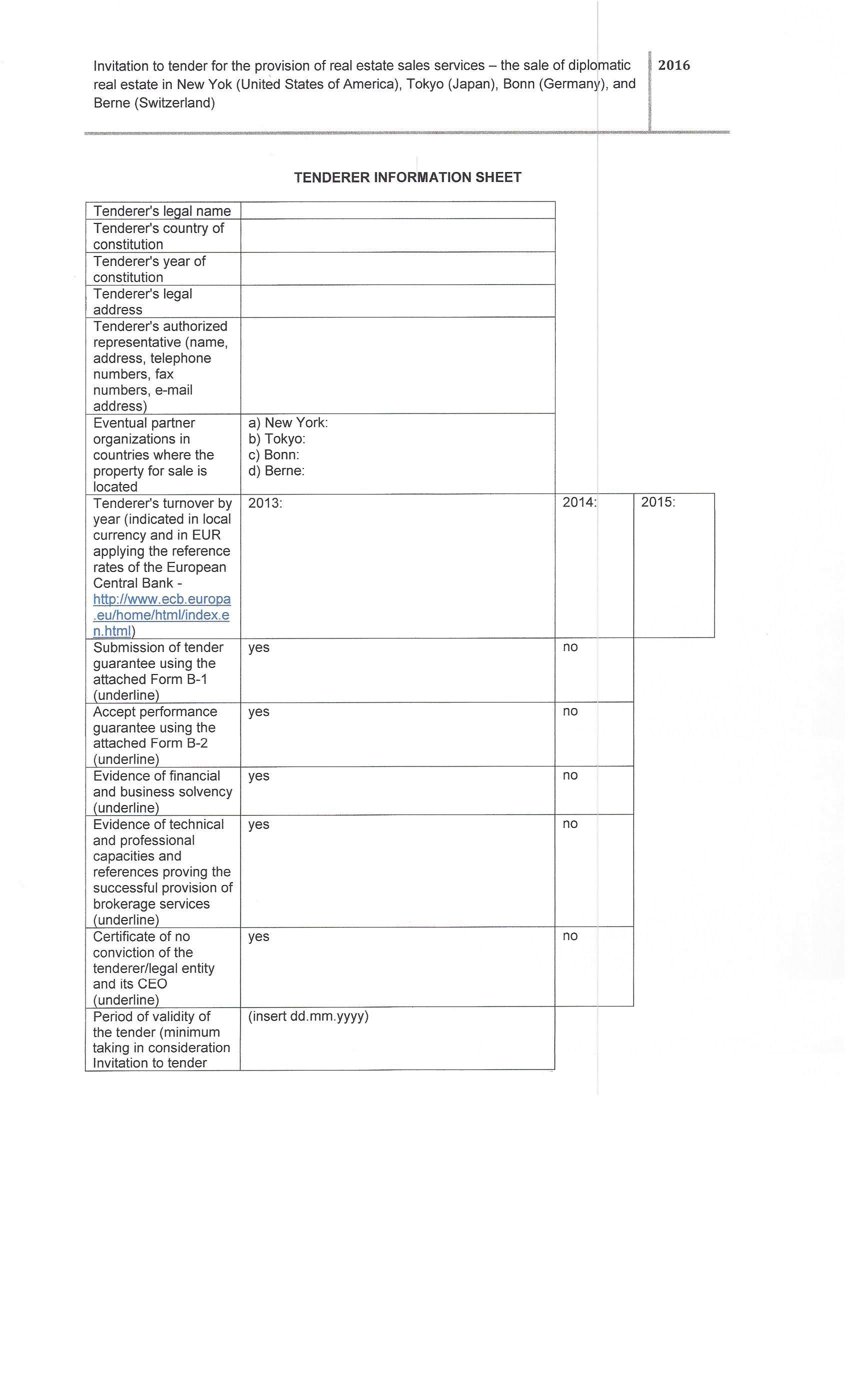 Tenderer inf.sheet1